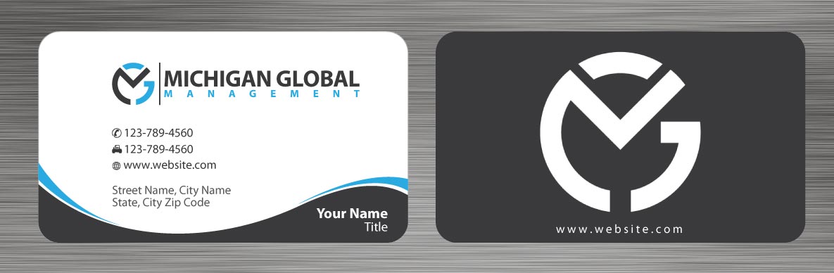 Business Card Design by Sbss for Michigan global | Design #1300500
