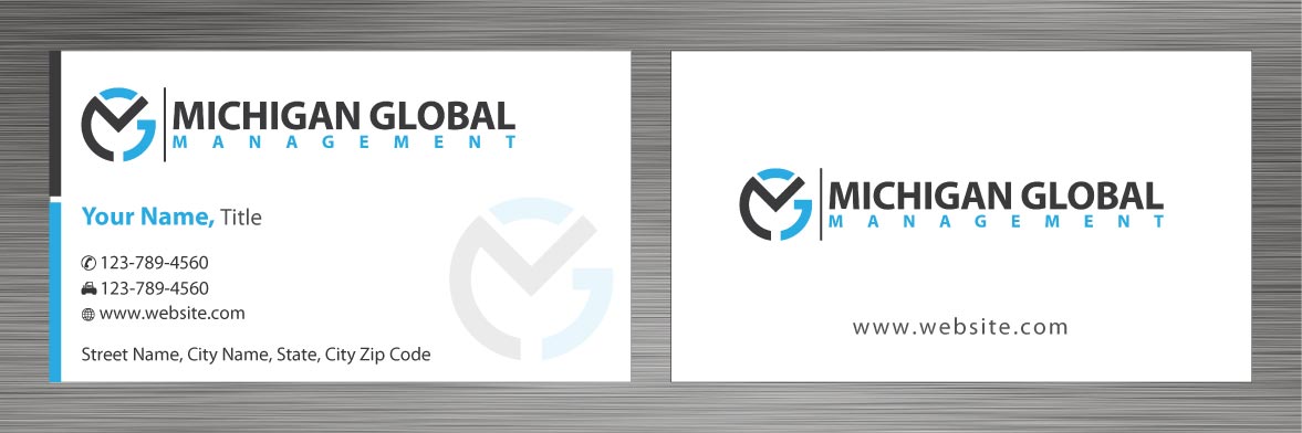 Business Card Design by Sbss for Michigan global | Design #1300508