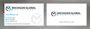 Business Card Design by Sbss for Michigan global | Design: #1300508