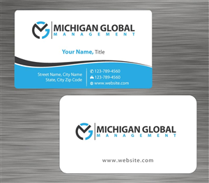 Business Card Design by Sbss for Michigan global | Design: #1300509