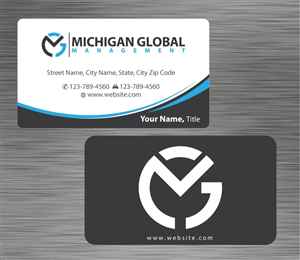 Business Card Design by Sbss for Michigan global | Design: #1300516
