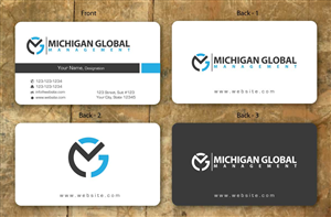 Business Card Design by Sbss for Michigan global | Design: #1300754