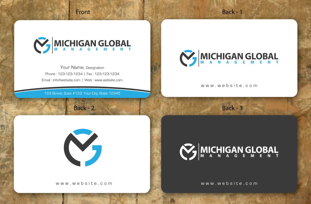 Business Card Design by Sbss for Michigan global | Design #1300756