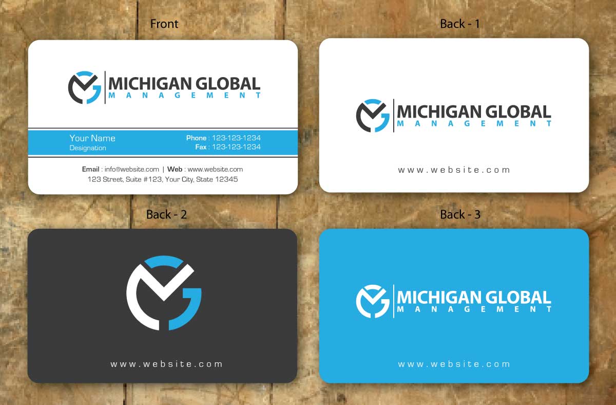 Business Card Design by Sbss for Michigan global | Design #1300757