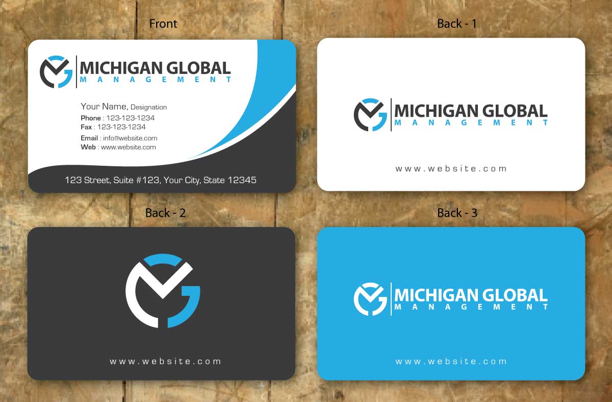 Business Card Design by Sbss for Michigan global | Design #1300758