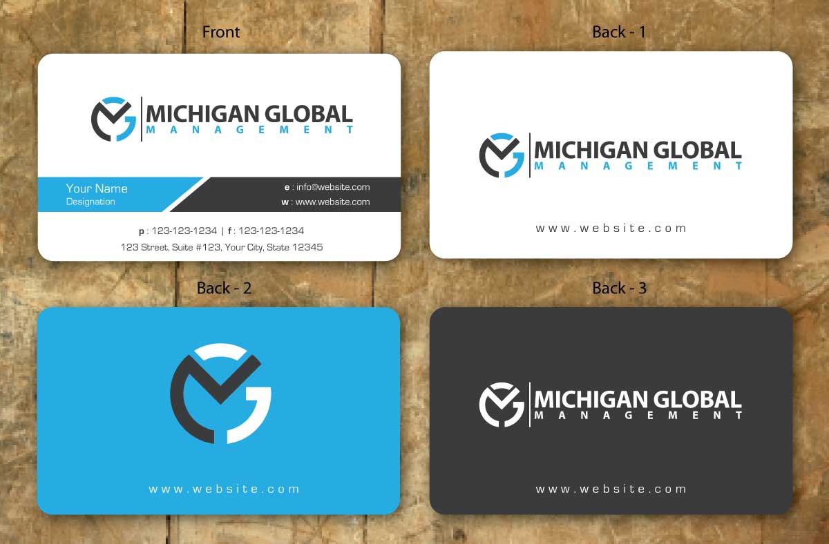 Business Card Design by Sbss for Michigan global | Design #1300761