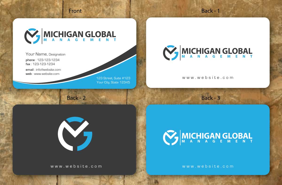 Business Card Design by Sbss for Michigan global | Design #1300765