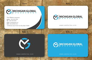 Business Card Design by Sbss for Michigan global | Design: #1300766