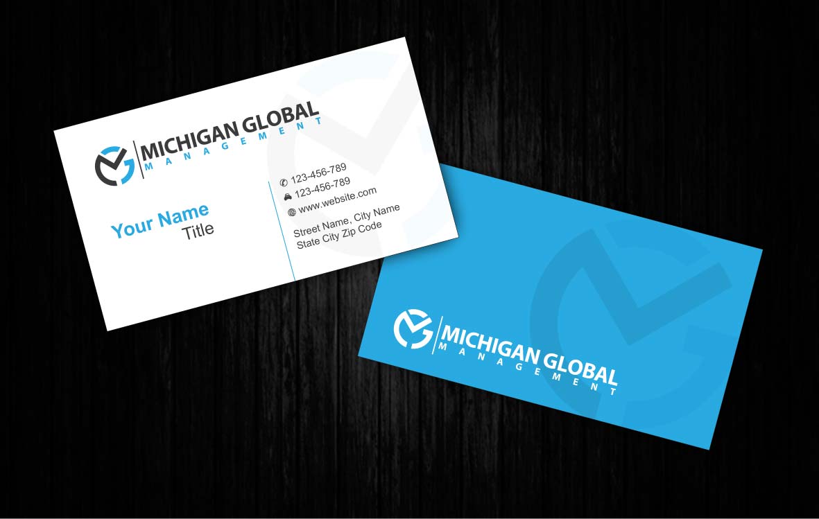 Business Card Design by Sbss for Michigan global | Design #1300774