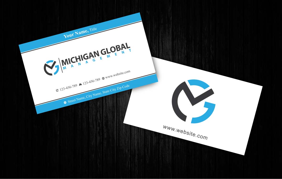 Business Card Design by Sbss for Michigan global | Design #1300776