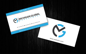 Business Card Design by Sbss for Michigan global | Design: #1300776
