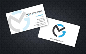 Business Card Design by Sbss for Michigan global | Design: #1300777