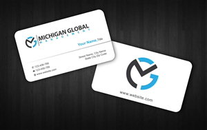 Business Card Design by Sbss for Michigan global | Design: #1300784