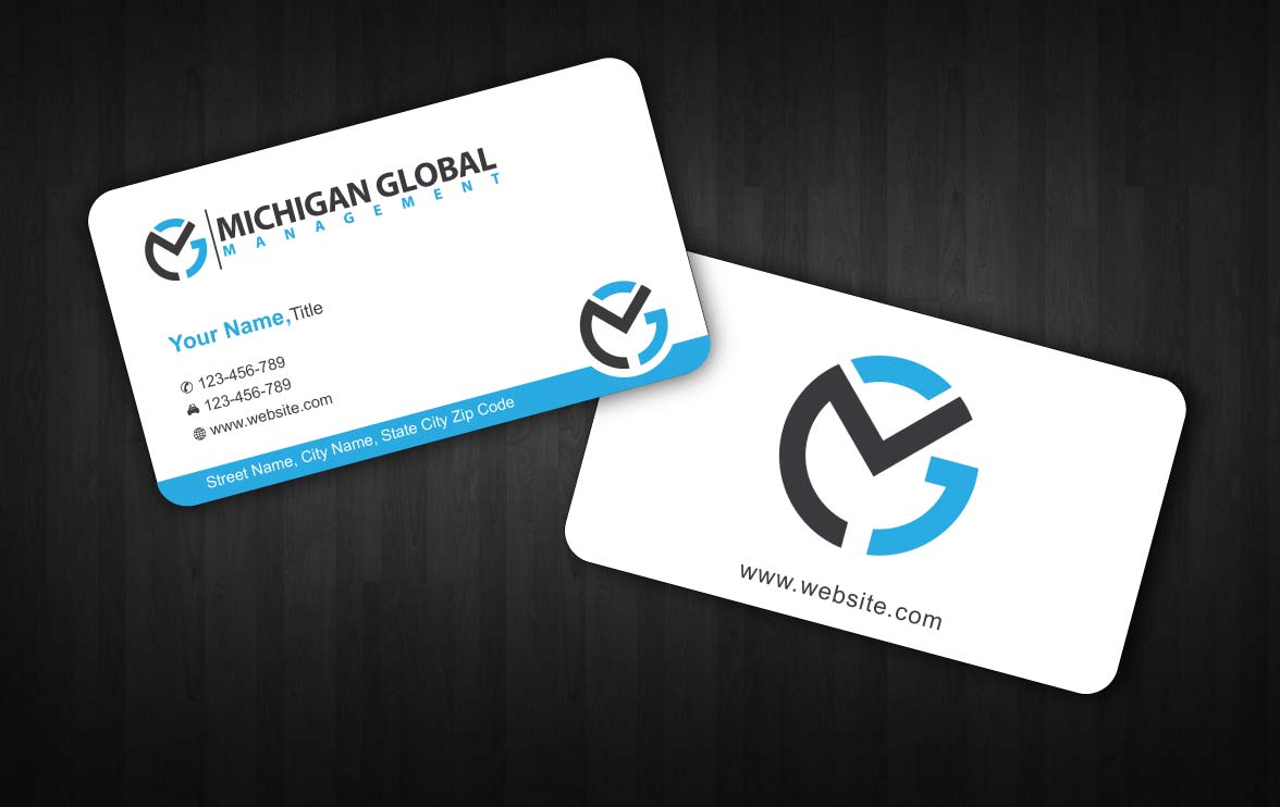 Business Card Design by Sbss for Michigan global | Design #1300785