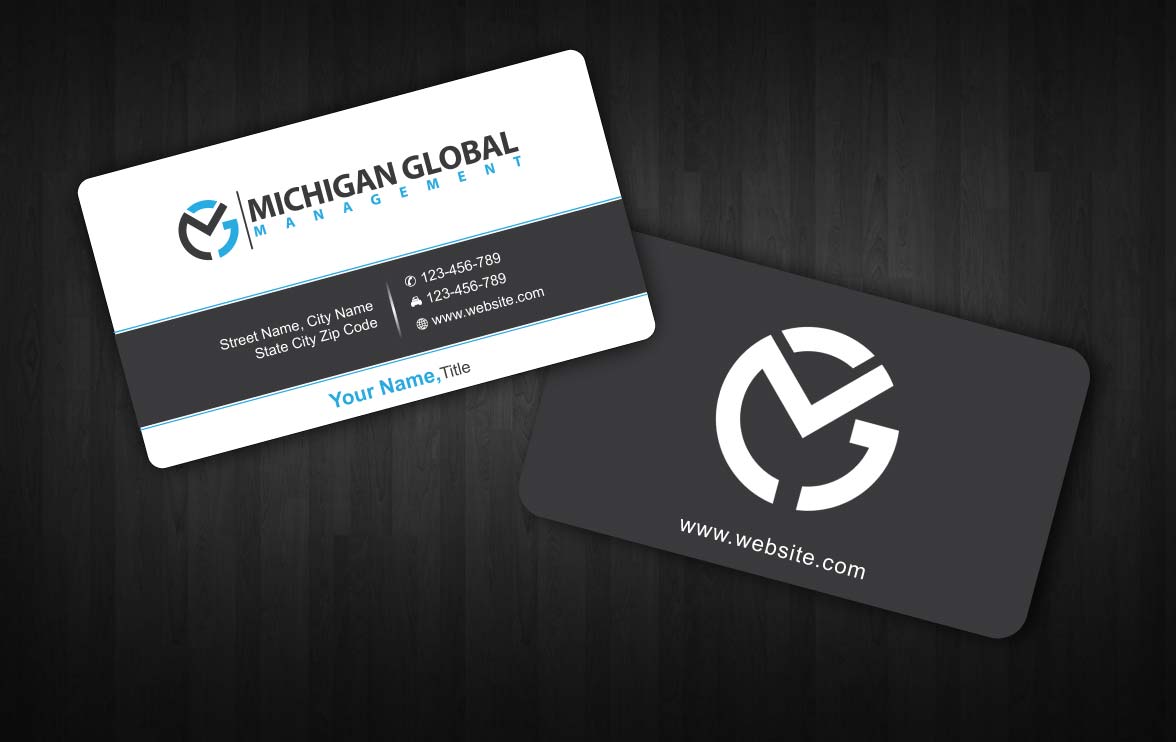 Business Card Design by Sbss for Michigan global | Design #1300789