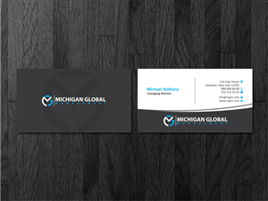 Visitenkarten-Design von Atvento Graphics für Michigan global | Design: #1295347