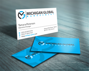 Visitenkarten-Design von HYPdesign für Michigan global | Design: #1295174