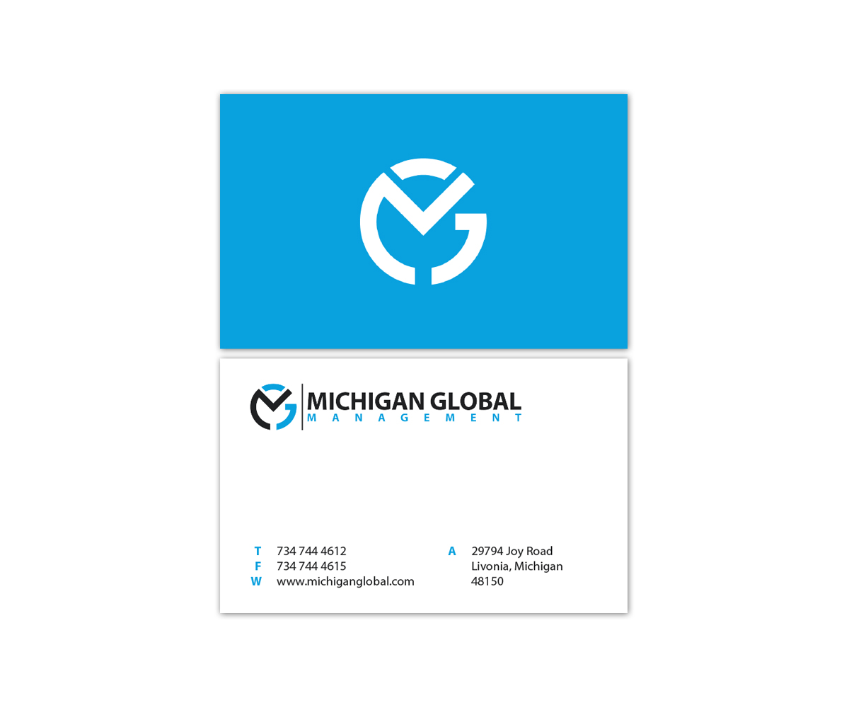 Business Card Design by sngjiarong for Michigan global | Design #1302117