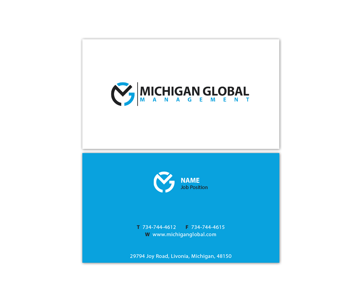 Visitenkarten-Design von sngjiarong für Michigan global | Design #1302118