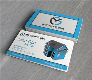 Diseño de Tarjeta de Presentación por JessicaD para Michigan global | Diseño #1298921