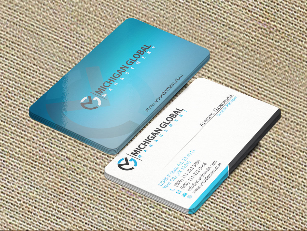 Visitenkarten-Design von antigrafis für Michigan global | Design #1309657
