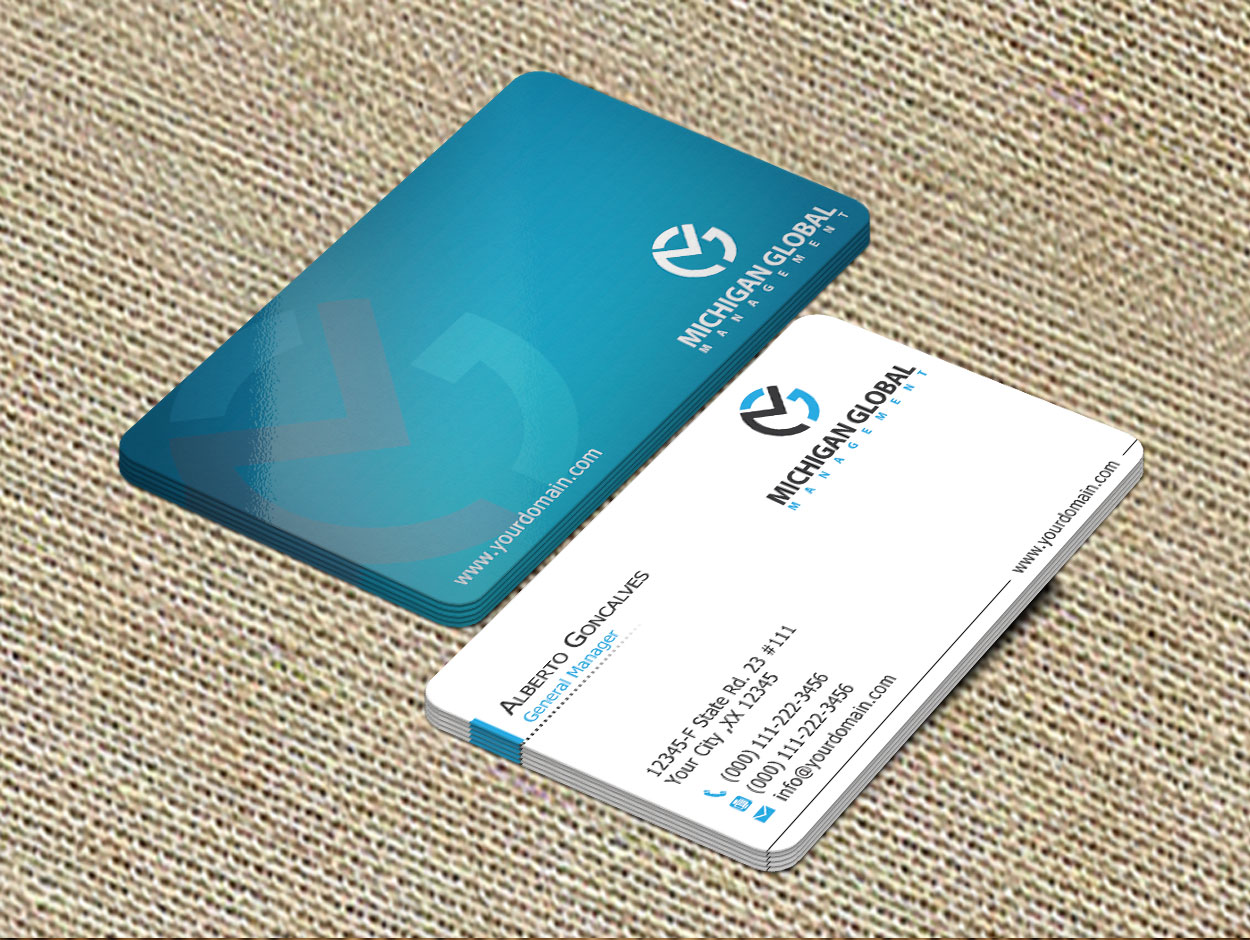 Visitenkarten-Design von antigrafis für Michigan global | Design #1309659