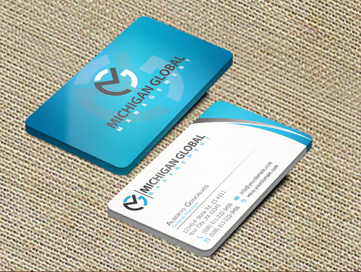 Visitenkarten-Design von antigrafis für Michigan global | Design #1309662