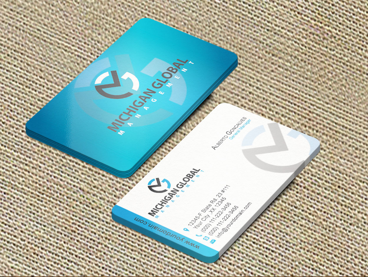 Visitenkarten-Design von antigrafis für Michigan global | Design #1313327