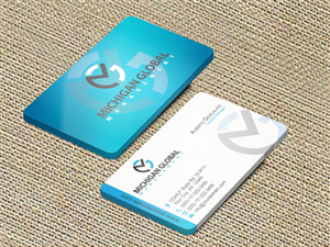 Visitenkarten-Design von antigrafis für Michigan global | Design: #1313327