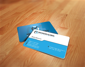 Visitenkarten-Design von antigrafis für Michigan global | Design: #1313341