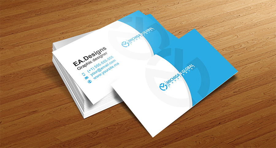 Visitenkarten-Design von Ananass-Templates für Michigan global | Design #1296120