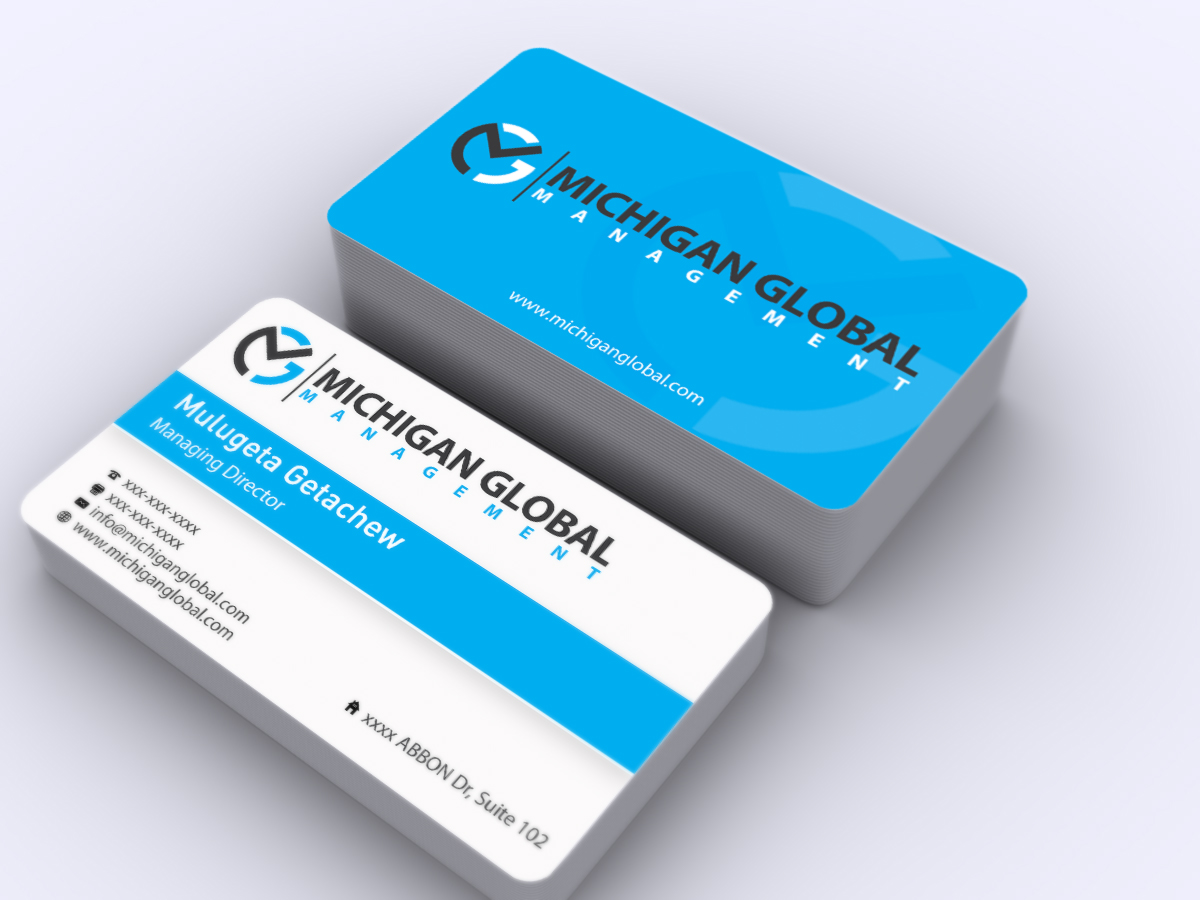 Diseño de Tarjeta de Presentación por Mulugeta para Michigan global | Diseño #1313211