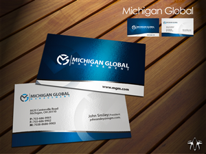 Visitenkarten-Design von sadzip für Michigan global | Design: #1308708