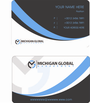 Visitenkarten-Design von suzirashid für Michigan global | Design: #1299569