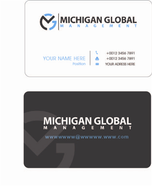 Visitenkarten-Design von suzirashid für Michigan global | Design: #1302081