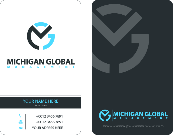 Visitenkarten-Design von suzirashid für Michigan global | Design #1303929