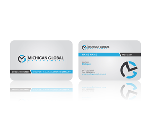 Business Card Design by G-M for Michigan global | Design: #1297591