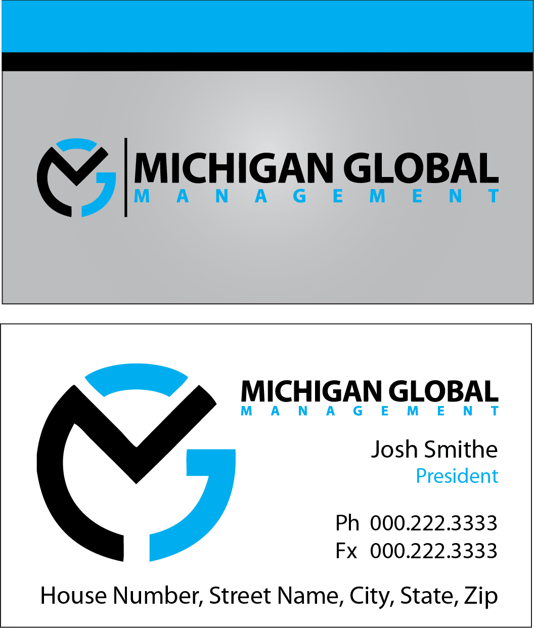 Visitenkarten-Design von erikdotorg für Michigan global | Design #1305289