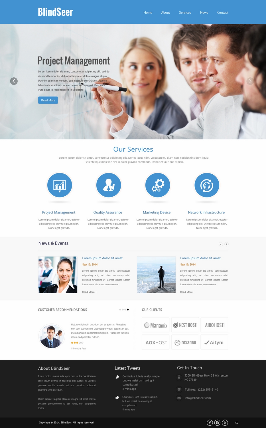 Web Design by pb for BlindSeer Pty. Ltd. | Design #4593463