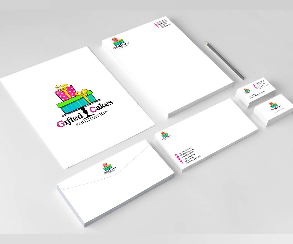 Diseño de Papelería por artculturz_sd para Gifted Cakes Foundation, Inc. | Diseño #4600286
