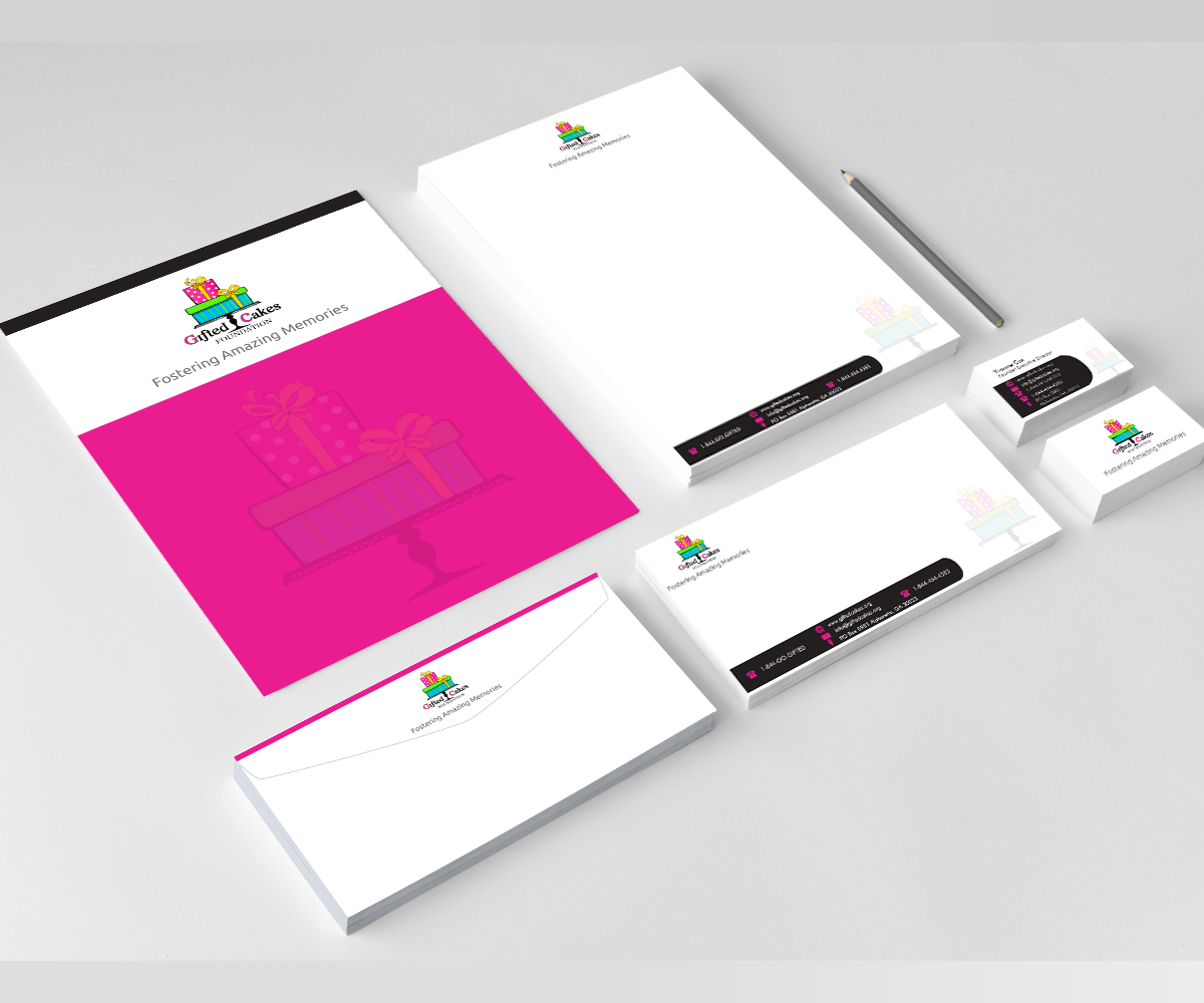 Stationery Design by artculturz_sd for Gifted Cakes Foundation, Inc. | Design #4604952