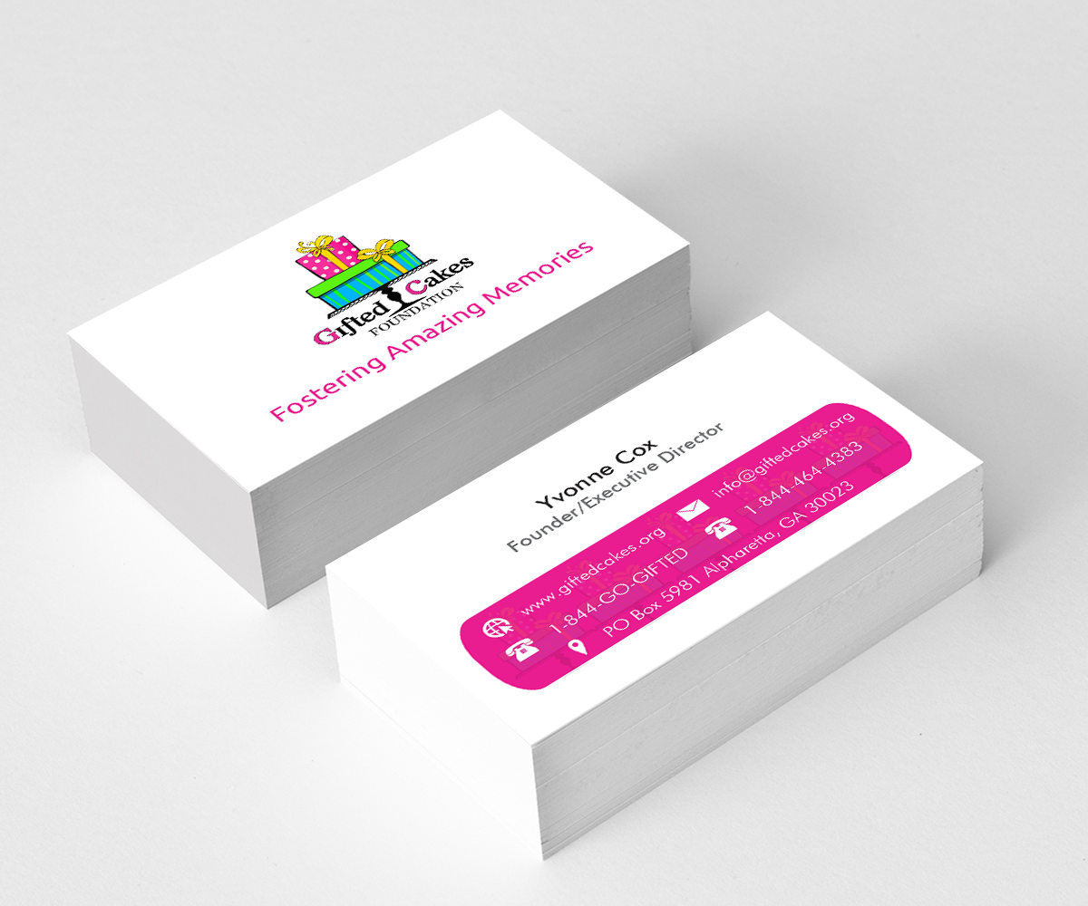 Stationery Design by artculturz_sd for Gifted Cakes Foundation, Inc. | Design #4612096