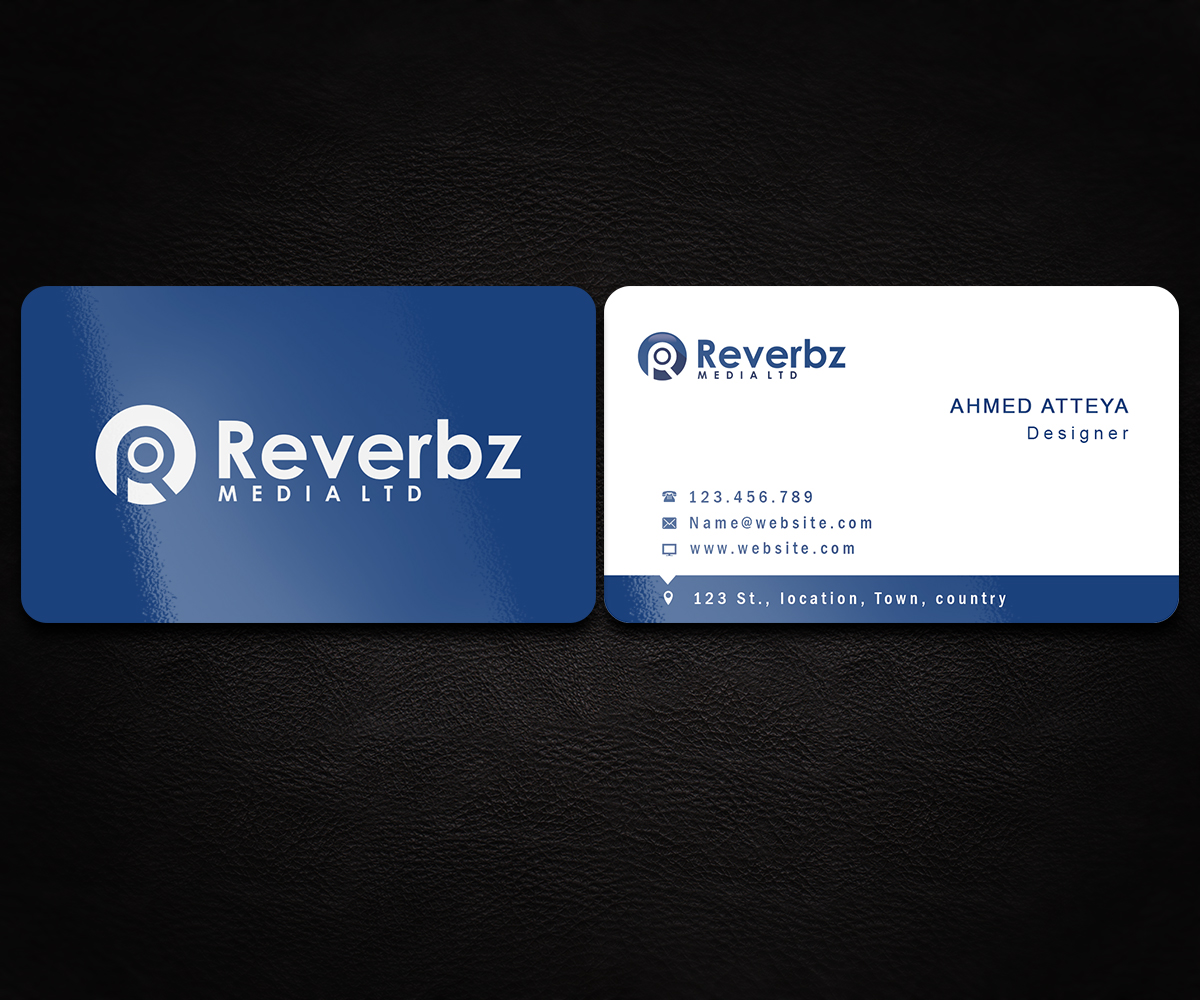 Business Card Design by a7mddz for this project | Design #4577203