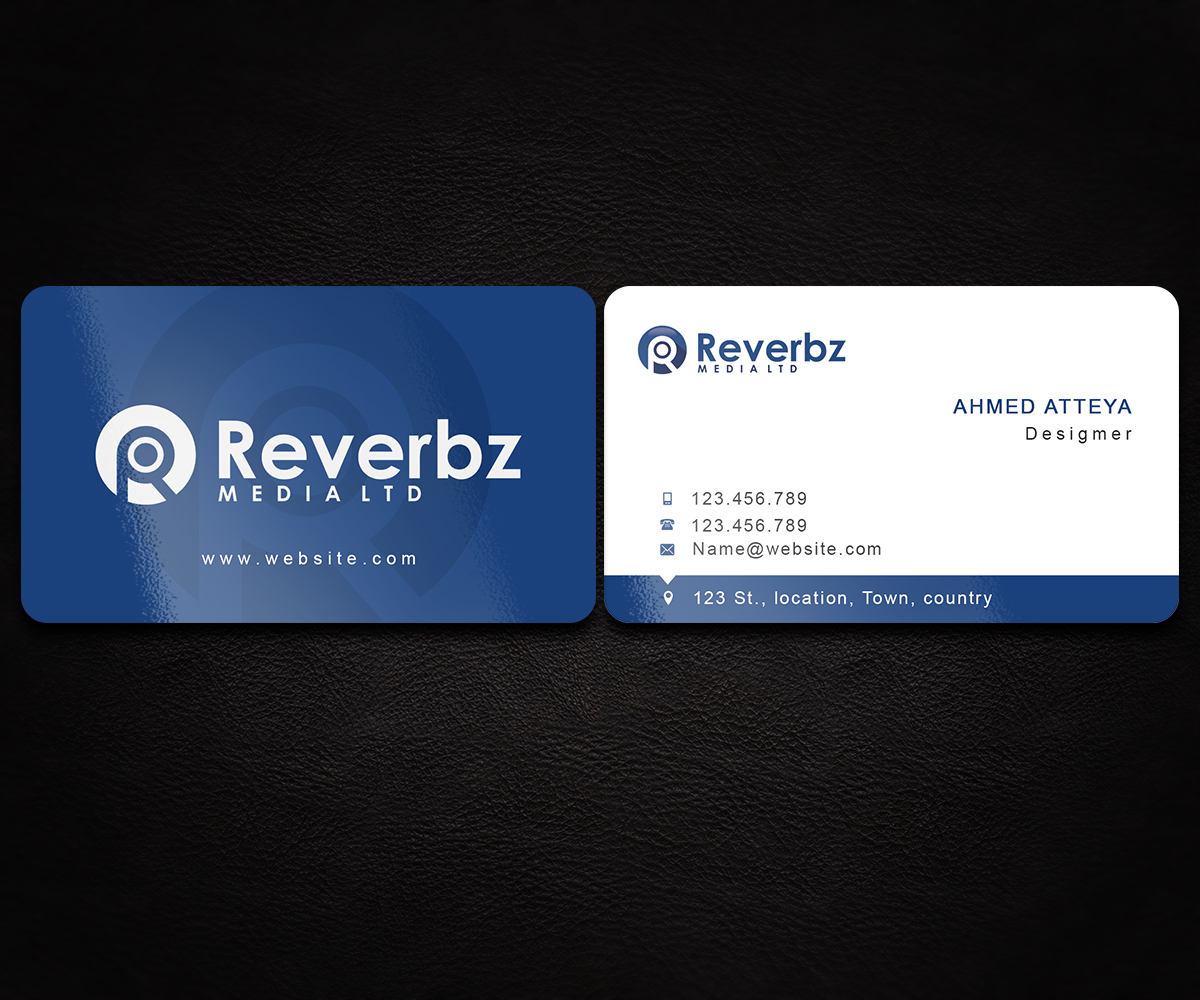 Business Card Design by a7mddz for this project | Design #4585434