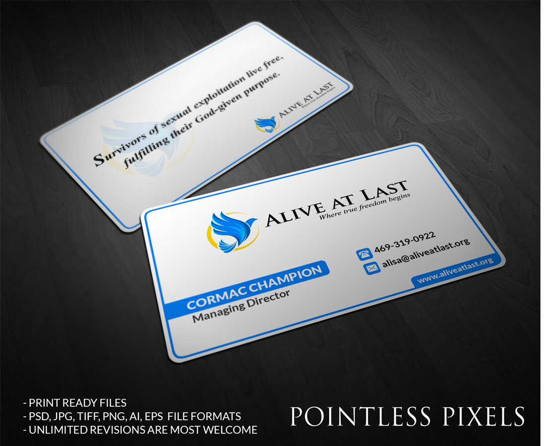 Visitenkarten-Design von Pointless Pixels India für dieses Projekt | Design #4703896