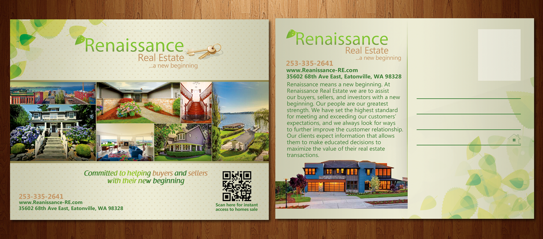 Postcard Design by Vixer for this project | Design #4594575