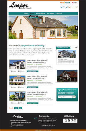 Wordpress Design by CoolDesignz for AuctionServices.com, Inc. | Design: #4599870