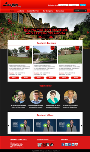 Wordpress Design by Handsome for AuctionServices.com, Inc. | Design: #4599684