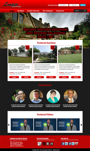 Wordpress Design by Handsome for AuctionServices.com, Inc. | Design: #4599722