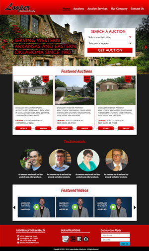 Wordpress Design by Handsome for AuctionServices.com, Inc. | Design: #4599863